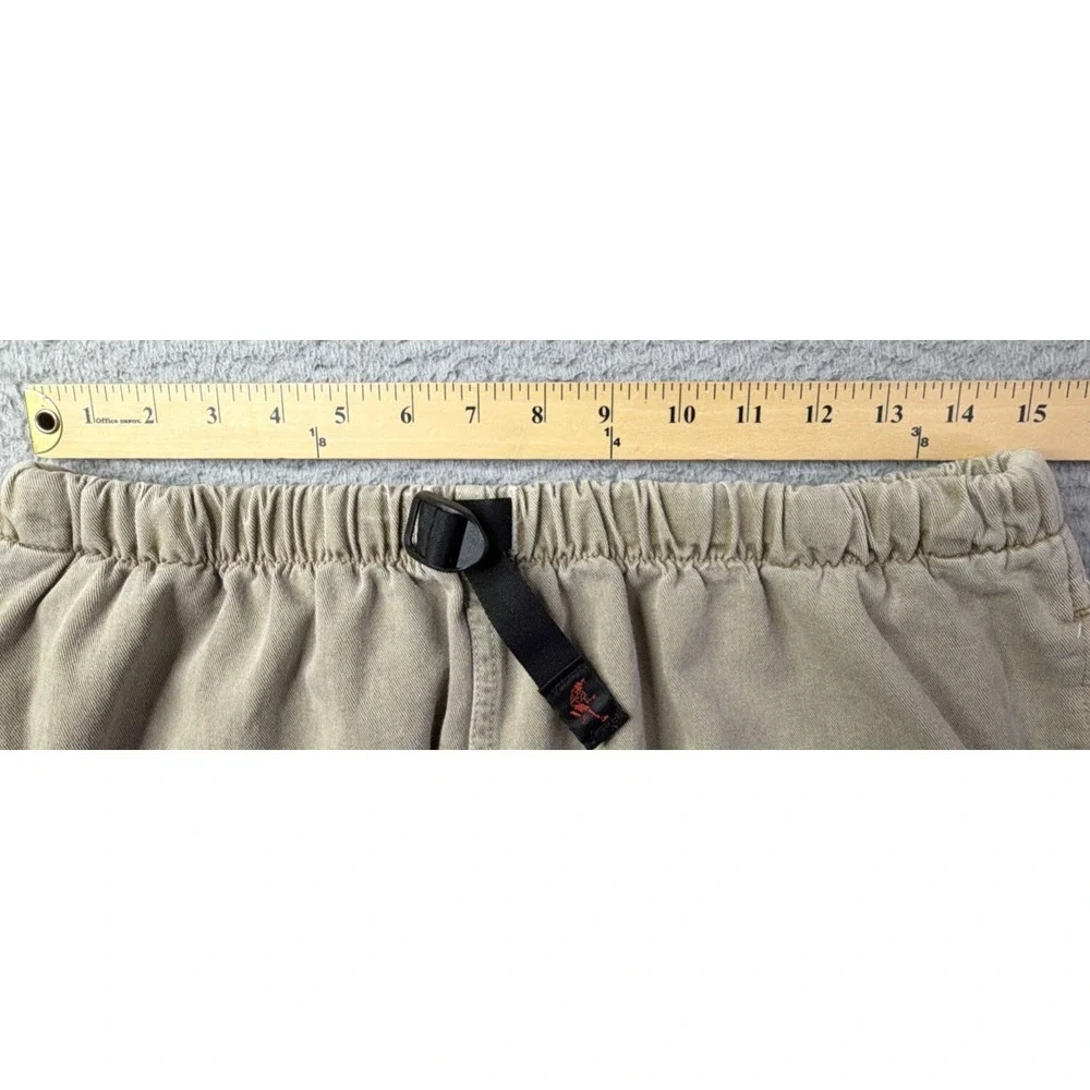 Gramicci Pants Mens Size XL Original Hiking Pants Taupe Khaki Belted Made In USA